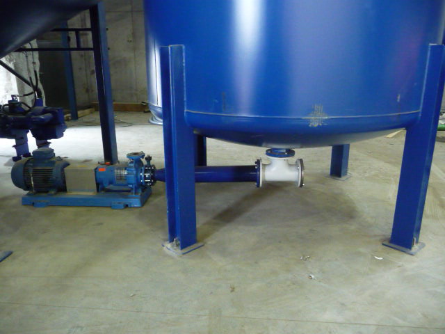 Clarified water tank