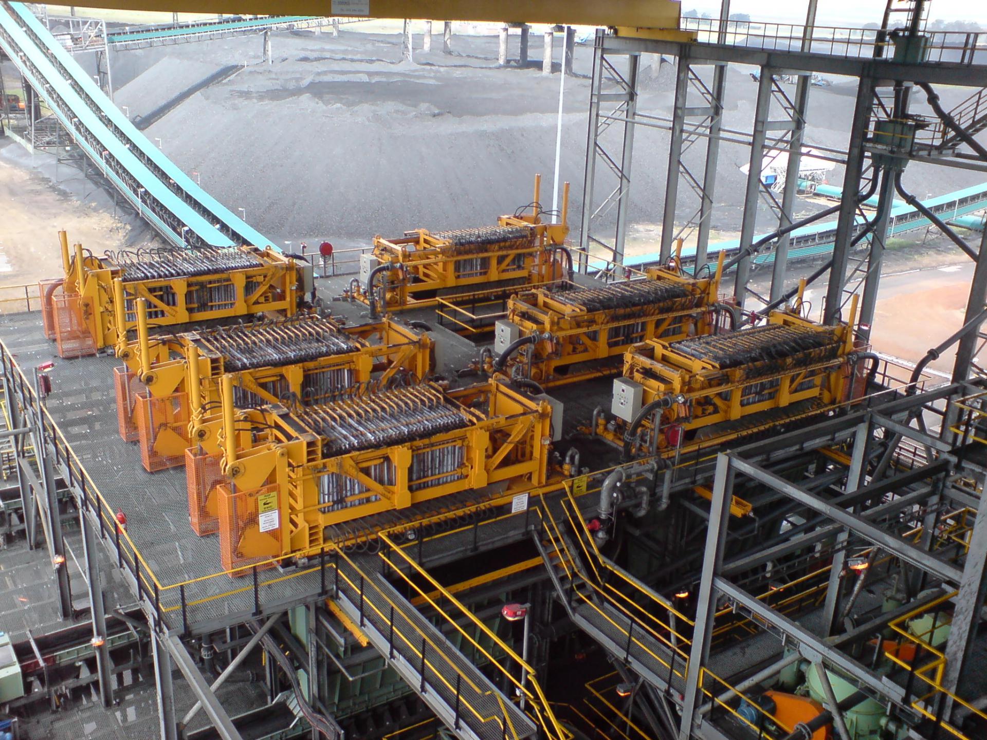 Overview of installation for coal processing