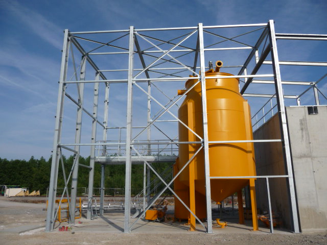 Turnkey installation of a carbonate dehydration unit